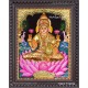 Gajalakshmi 3d Embossed Tanjore Painting