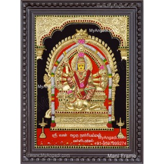 Sri Ponazhagu Nachiamman 3D Tanjore Painting