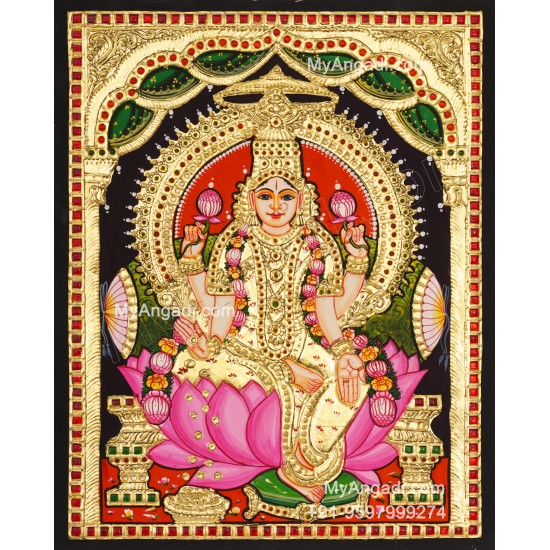 Aiswarya Lakshmi Tanjore Painting