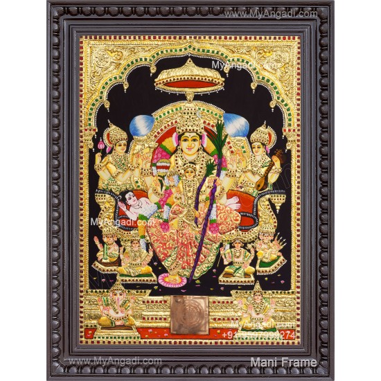 Raja Rajeshwari Tanjore Painting