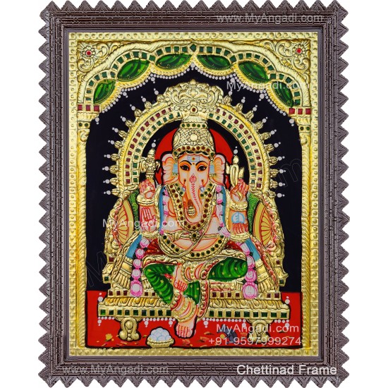 Ganesha Tanjore Painting