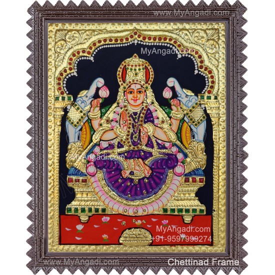 Gajalakshmi Tanjore Painting Gajalakshmi Tanjore Painting