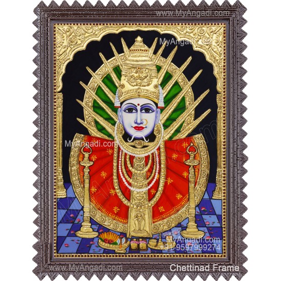 Yellama Devi – Renuka Devi Tanjore Painting