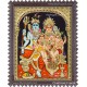 Shivan Family Tanjore Painting