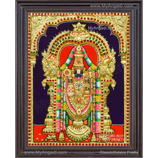 Balaji 3d Tanjore Painting