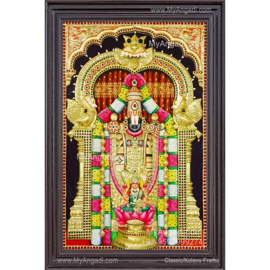 Balaji 3d Tanjore Painting