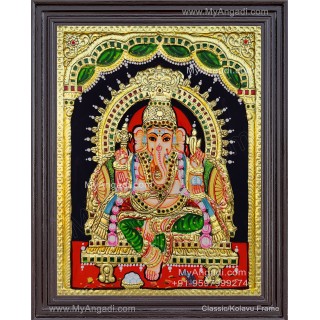 Ganesha Tanjore Painting