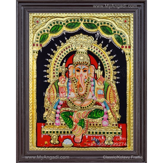 Ganesha Tanjore Painting