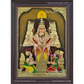 Aishwarya Easwarar Tanjore Painting 