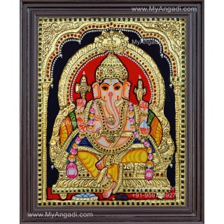 Ganesha Tanjore Painting
