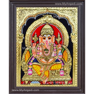 Ganesha Tanjore Painting