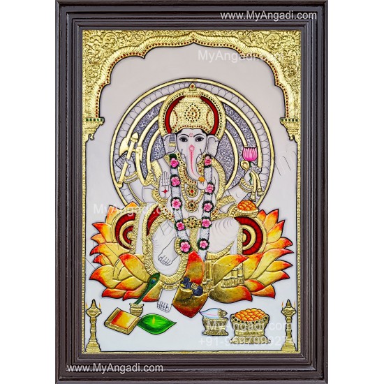 Vinayagar Tanjore Painting Vinayagar Tanjore Painting