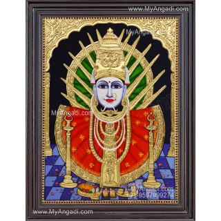 Yellama Devi – Renuka Devi Tanjore Painting