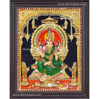 Kamatchi Amman Tanjore Painting
