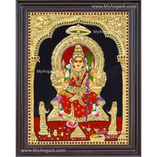Kamatchi Amman Tanjore Painting
