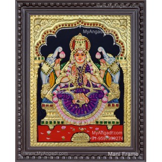 Gajalakshmi Tanjore Painting