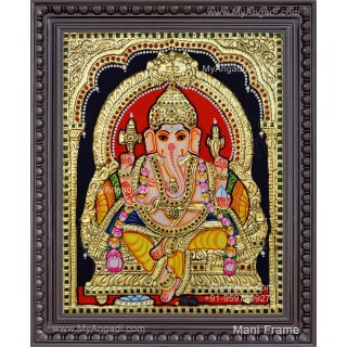 Ganesha Tanjore Painting
