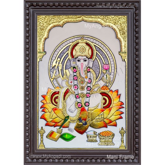 Vinayagar Tanjore Painting Vinayagar Tanjore Painting