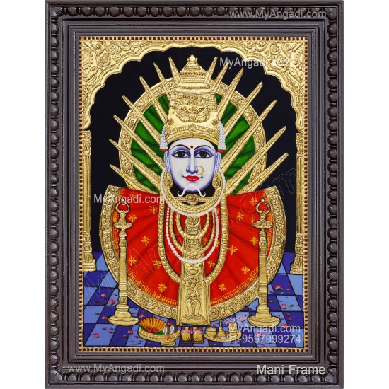 Yellama Devi – Renuka Devi Tanjore Painting