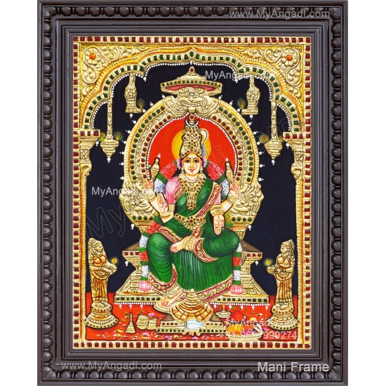 Kamatchi Amman Tanjore Painting