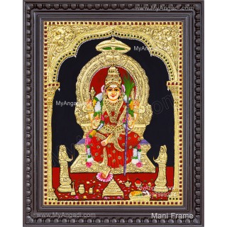 Kamatchi Amman Tanjore Painting