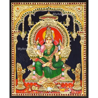 Kamatchi Amman Tanjore Painting