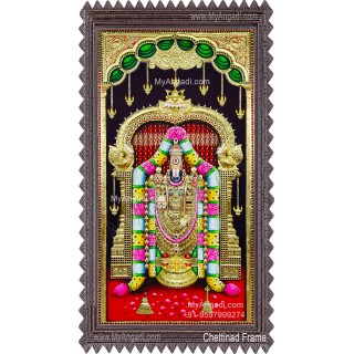 3D Balaji Tanjore Painting