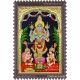 Perumal with Hanuman and Garudan Tanjore Painting Perumal with Hanuman and Garudan Tanjore Painting