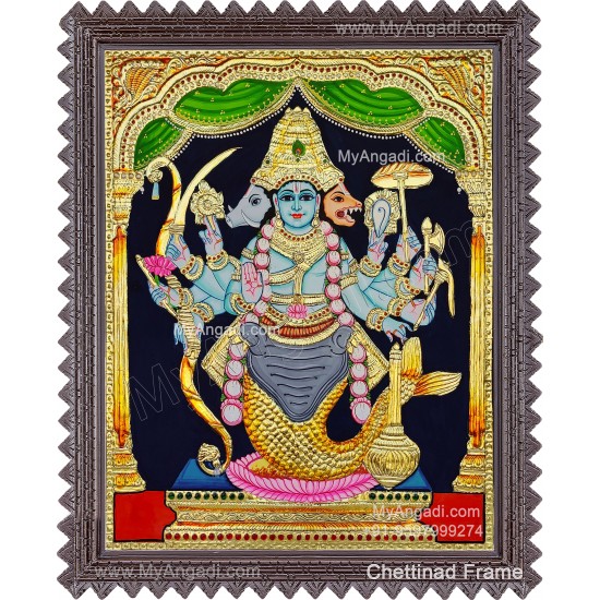 Dasavatharam Tanjore Painting Dasavatharam Tanjore Painting