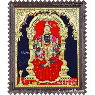 Kamatchi Amman Tanjore Painting