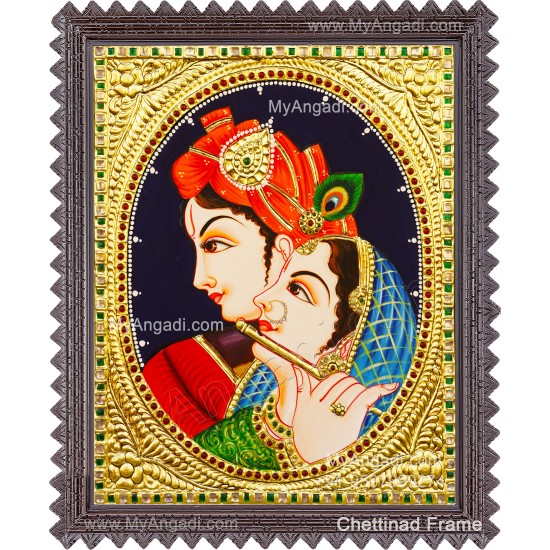 Radha Krishna Tanjore Painting
