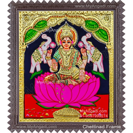 Gajalakshmi Tanjore Painting Gajalakshmi Tanjore Painting