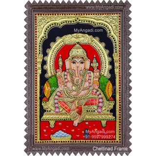 Ganesha Tanjore Painting Ganesha Tanjore Painting