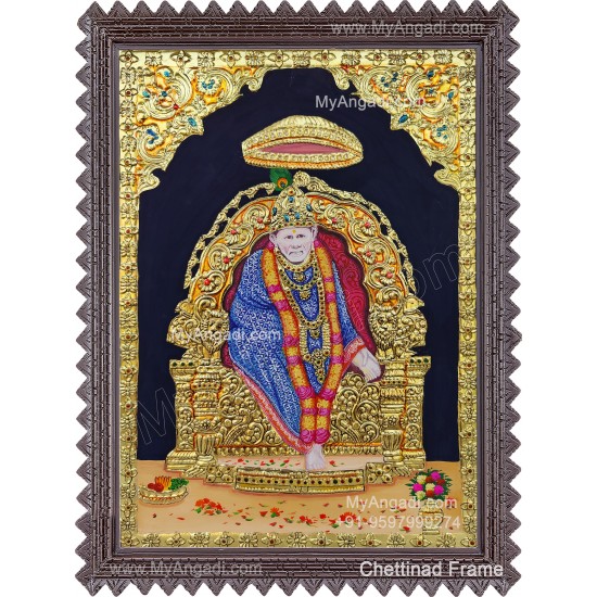 Saibaba Tanjore Painting