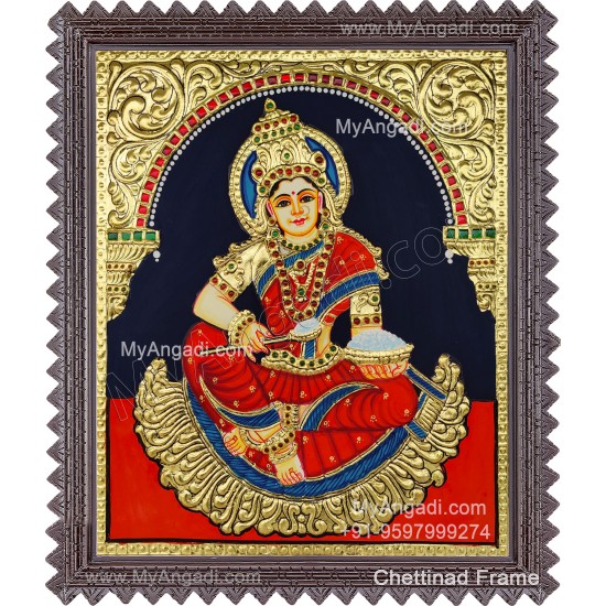 Annapoorani Tanjore Painting Annapoorani Tanjore Painting