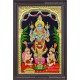 Perumal with Hanuman and Garudan Tanjore Painting Perumal with Hanuman and Garudan Tanjore Painting