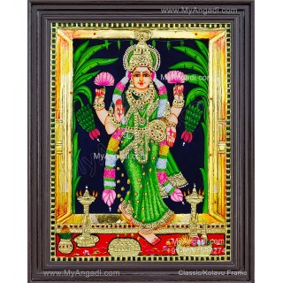 Grahalakshmi Tanjore Painting