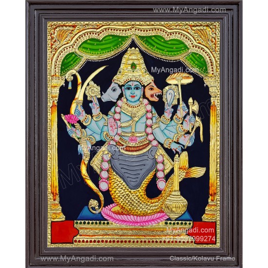 Dasavatharam Tanjore Painting Dasavatharam Tanjore Painting