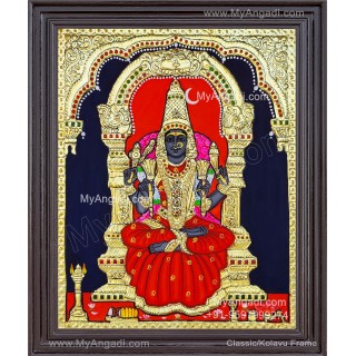 Kamatchi Amman Tanjore Painting