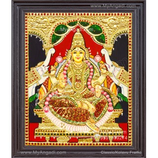 Gajalakshmi Tanjore Painting