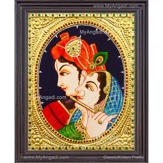 Radha Krishna Tanjore Painting