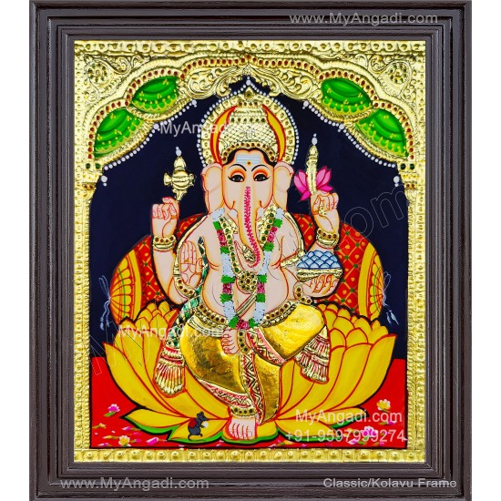 Ganesha Tanjore Painting