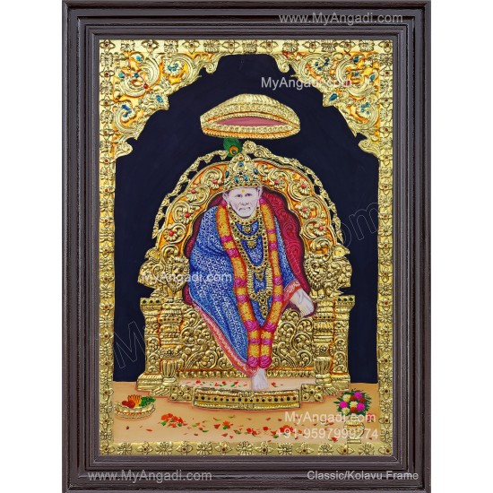 Saibaba Tanjore Painting