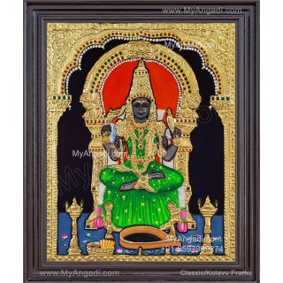 Kamatchi Amman Tanjore Painting