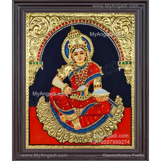 Annapoorani Tanjore Painting Annapoorani Tanjore Painting