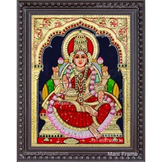 Gajalakshmi Tanjore Painting