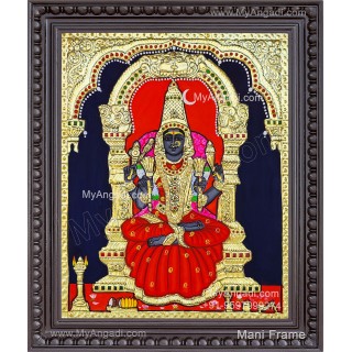 Kamatchi Amman Tanjore Painting
