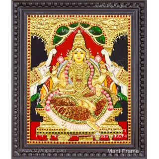 Gajalakshmi Tanjore Painting