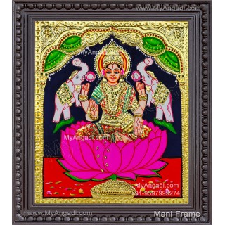 Gajalakshmi Tanjore Painting