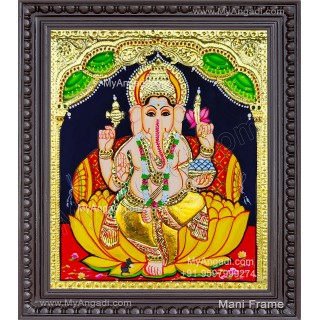 Ganesha Tanjore Painting